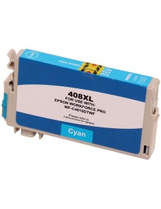 tinta Compatible Epson 408XL 408L XL Cyan Cartucho de Tinta C13T09J24010 para Epson Workforce Pro WF-C4810DTWF