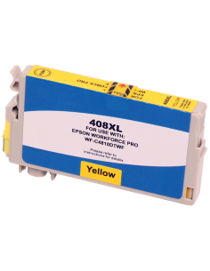 tinta Compatible Epson 408XL 408L XL Amarillo Cartucho de Tinta C13T09J44010 para Epson Workforce Pro WF-C4810DTWF