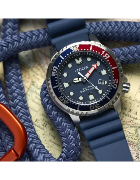 Reloj de buceo hombre Citizen Ecodrive Promaster BN0168-06L 44mm 200m WR