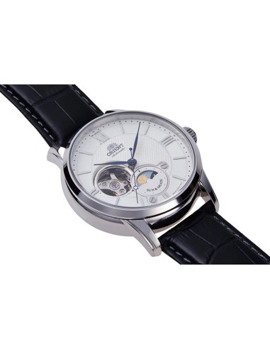 reloj automático hombre Orient Sun Moon RA-AS0011S Open Heart  42mm cristal de zafiro 50m WR