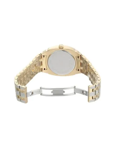 reloj hombre Bulova Crystal Octava Pave Dial 98C126 41.7mm Cuarzo correa de acero 30m WR