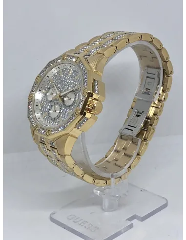 reloj hombre Bulova Crystal Octava Pave Dial 98C126 41.7mm Cuarzo correa de acero 30m WR