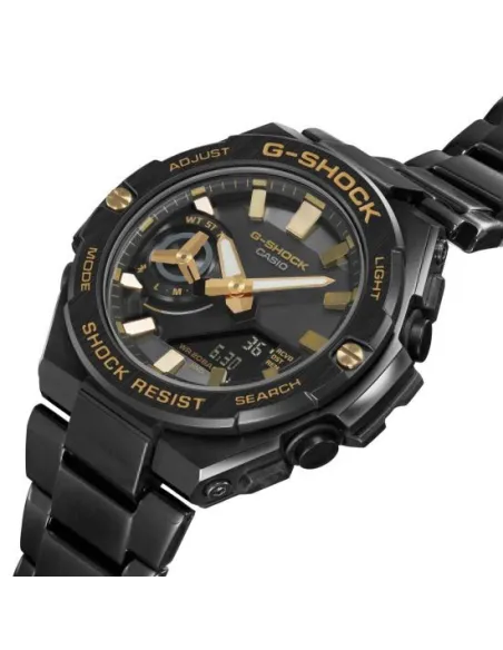 reloj solar bluetooth  Casio G-SHOCK G-STEEL Bluetooth Solar GST-B500BD-1A9 200m WR Hora Mundial