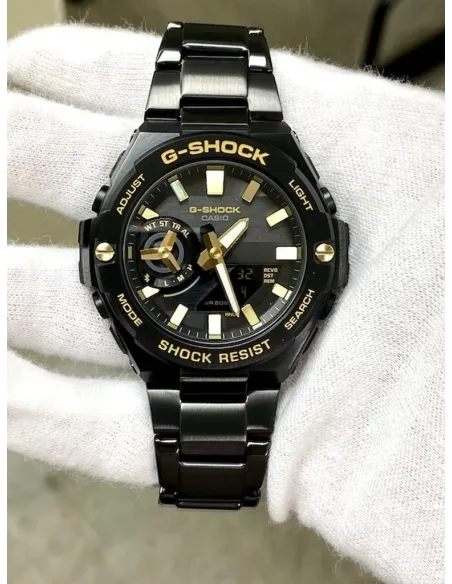 reloj solar bluetooth  Casio G-SHOCK G-STEEL Bluetooth Solar GST-B500BD-1A9 200m WR Hora Mundial