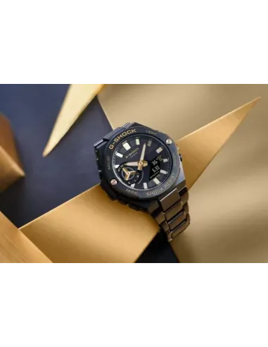 reloj solar bluetooth  Casio G-SHOCK G-STEEL Bluetooth Solar GST-B500BD-1A9 200m WR Hora Mundial