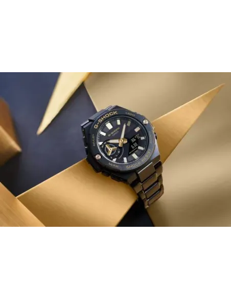 reloj solar bluetooth  Casio G-SHOCK G-STEEL Bluetooth Solar GST-B500BD-1A9 200m WR Hora Mundial