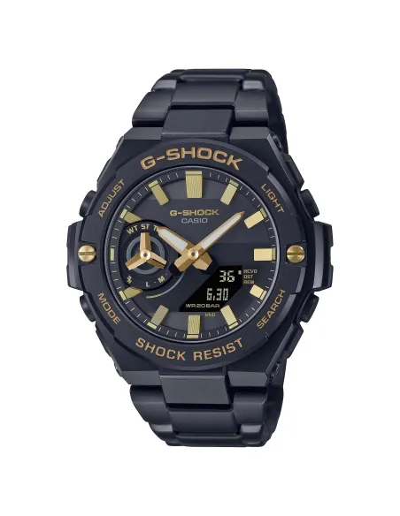 reloj solar bluetooth  Casio G-SHOCK G-STEEL Bluetooth Solar GST-B500BD-1A9 200m WR Hora Mundial