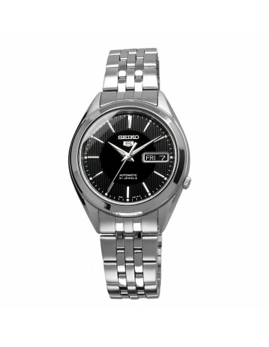 Reloj Automático hombre Seiko 5 SNKL23K1 38mm dial negro correa acero inoxidable