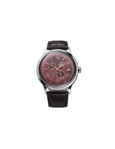 reloj automático hombre Orient Bambino RA-AK0705R 40.5mm 30m WR Correa de cuero (admite cuerda manual)