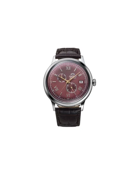 reloj automático hombre Orient Bambino RA-AK0705R 40.5mm 30m WR Correa de cuero (admite cuerda manual)