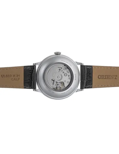 reloj automático hombre Orient Bambino RA-AK0704N  40.5mm 30m WR Correa de cuero (admite cuerda manual)