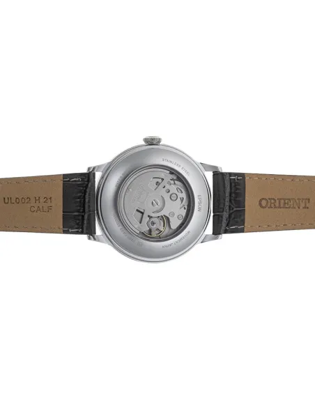 reloj automático hombre Orient Bambino RA-AK0704N  40.5mm 30m WR Correa de cuero (admite cuerda manual)
