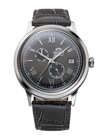 reloj automático hombre Orient Bambino RA-AK0704N  40.5mm 30m WR Correa de cuero (admite cuerda manual)
