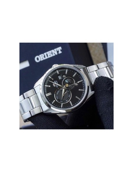 Reloj automático hombre Orient Contemporary RN-AK0302B JDM Sun & Moon 41.5mm cristal de zafiro