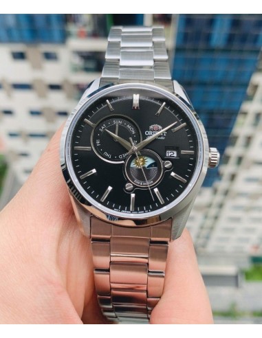 Reloj automático hombre Orient Contemporary RN-AK0302B JDM Sun & Moon 41.5mm cristal de zafiro