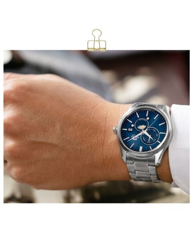 Reloj automático hombre Orient Contemporary RN-AK0303L JDM Sun & Moon 41.5mm cristal de zafiro