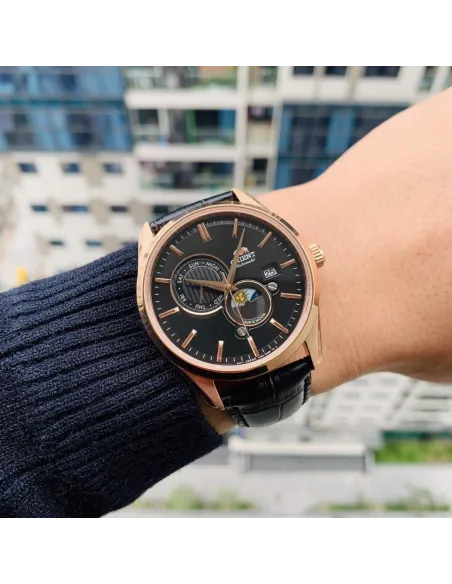 Reloj automático hombre Orient Contemporary RN-AK0304B Sun & Moon 41.5mm cristal de zafiro