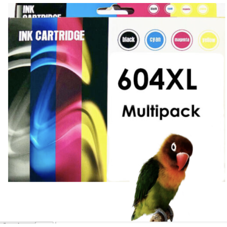 4 cartuchos compatibles para Epson 604XL XP2200 XP2205 XP4200 WF2950 WF2935 XP3200 XP3205 XP4205 WF2930 WF2910 XL  604 XL