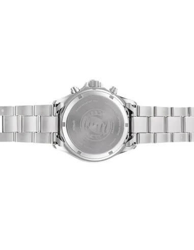 Orient Kamasu Panda Solar RA-TX0203S Chronograph 42.8mm 200m WR Solar Powered sapphire crystal stainless steel bracelet divers m