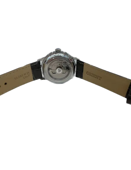 reloj automático hombre Orient Bambino RA-AK0704N  40.5mm 30m WR Correa de cuero (admite cuerda manual)