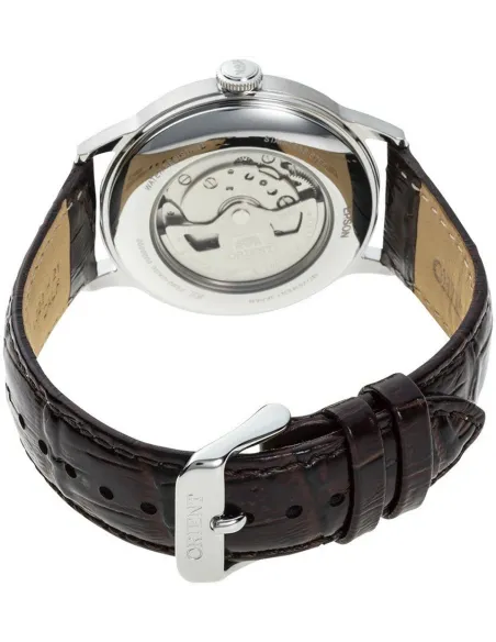 reloj automático hombre Orient Bambino RA-AK0705R 40.5mm 30m WR Correa de cuero (admite cuerda manual)