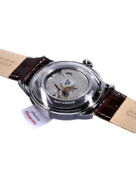 reloj automático hombre Orient Bambino RA-AK0705R 40.5mm 30m WR Correa de cuero (admite cuerda manual)