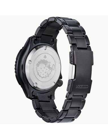 reloj automático buceo hombre Citizen Promaster Dive FUGU NY0155-58X 44mm cristal de zafiro 200m WR correa de acero