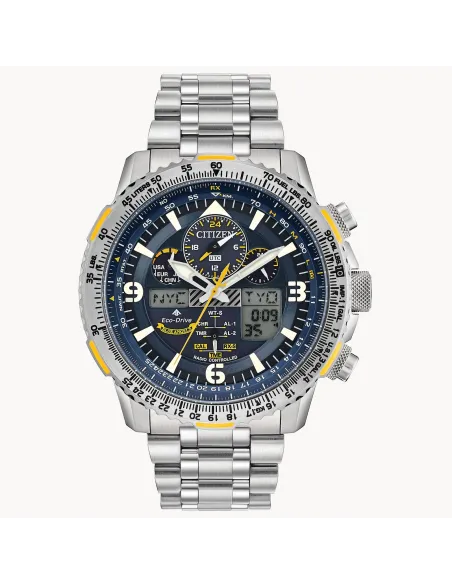 Reloj de aviador Radiocontrol Titanio hombre Citizen Promaster Skyhawk Blue Angels A-T JY8101-52L 45mm 200m