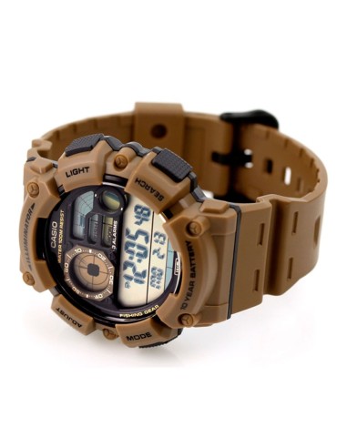 reloj hombre deportivo Casio WS-1500H-5AV Fases Lunares 10 años batería Modo Pesca