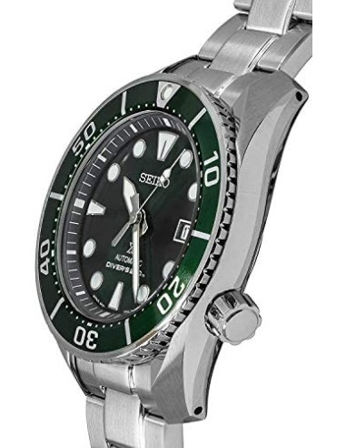 Reloj automático hombre buceo Seiko Prospex Sumo Green SPB103J1 dial verde 45mm