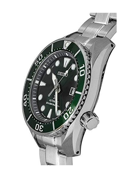 Reloj automático hombre buceo Seiko Prospex Sumo Green SPB103J1 dial verde 45mm