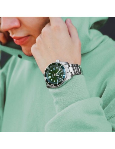 Reloj automático hombre buceo Seiko Prospex Sumo Green SPB103J1 dial verde 45mm