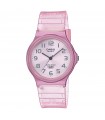 Casio MQ-24S-4B classic vintage unisex watch translucent pink