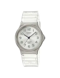 Casio MQ-24S-7B classic vintage unisex watch translucent white