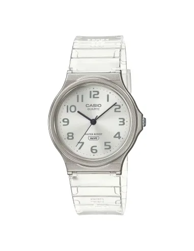 Casio MQ-24S-7B classic vintage unisex watch translucent white