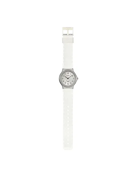 Casio MQ-24S-7B classic vintage unisex watch translucent white