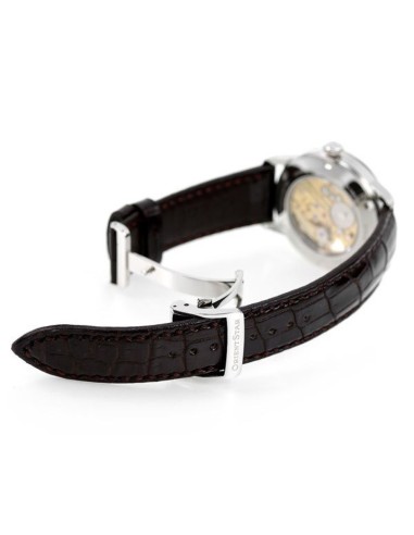 Reloj automático hombre Orient Star RK-AZ0001S JDM CLASSIC SKELETON Galaxy 39mm cristal de zafiro 70h