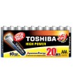 TOSHIBA LR03GCP MP-20 SINGLE-USE BATTERY AAA ALKALINA PACK 20 UNIDADES