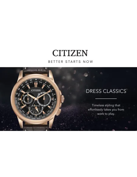 reloj hombre Citizen Ecodrive Calendrier BU2023-04E 44mm 100m WR