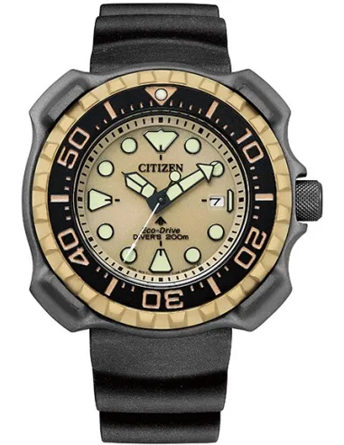 reloj de buceo hombre Citizen Promaster Titanium BN0226-10P 47.9mm  Titanio con DLC correa de goma