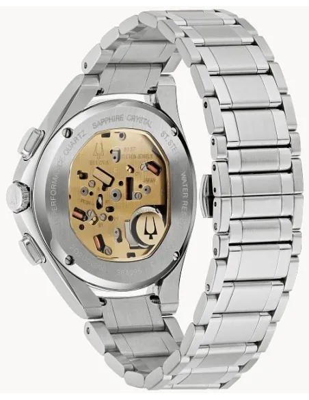 reloj cronógrafo hombre Bulova Proprietary Curv 96A298 45mm 262 kHz Cuarzo Alto Rendimiento