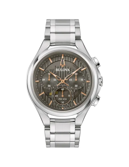 reloj cronógrafo hombre Bulova Proprietary Curv 96A298 45mm 262 kHz Cuarzo Alto Rendimiento