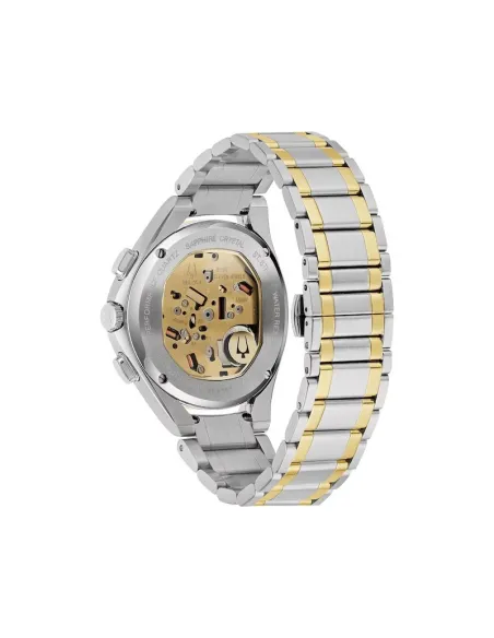 reloj hombre Bulova Curv 98A301 44mm Cristal de Zafiro 262kHz Cuarzo Alta Precisión 30m WR