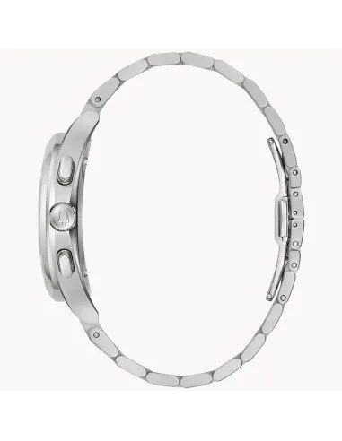 reloj hombre Bulova Curv  96A297 44mm Cristal de Zafiro anti-reflejo  262kHz Cuarzo Alta precisión  correa de acero