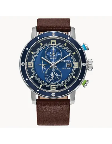 reloj hombre Citizen Luke Skywalker STAR WARS CA0768-07W 44mm 100m WR correa de cuero