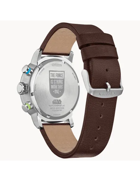 reloj hombre Citizen Luke Skywalker STAR WARS CA0768-07W 44mm 100m WR correa de cuero