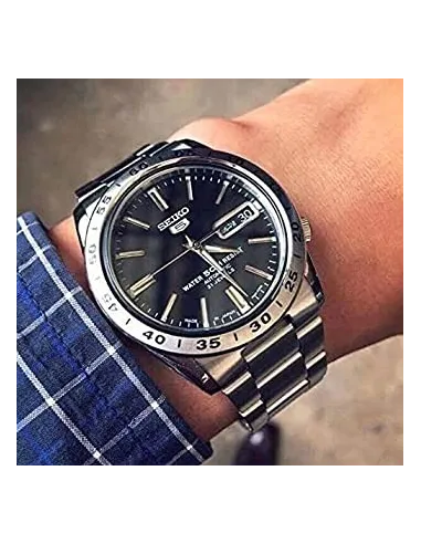Reloj automático unisex Seiko 5 SNKE01J1 36mm Hecho en Japón 50m WR correa de acero