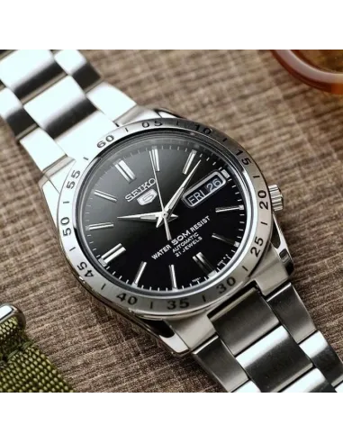 Reloj automático unisex Seiko 5 SNKE01J1 36mm Hecho en Japón 50m WR correa de acero