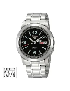reloj automático hombre Seiko 5 SNKE63J1 39mm 30m WR Hecho en Japón correa de acero