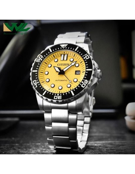 reloj automático buceo hombre Citizen NJ0170-83Z 43mm 100m WR correa de acero